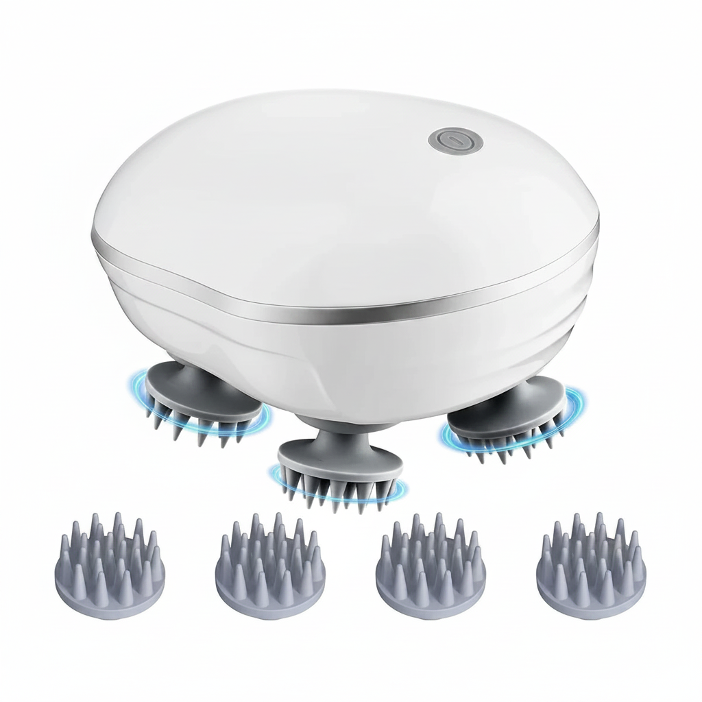 Electric Head Massager – White