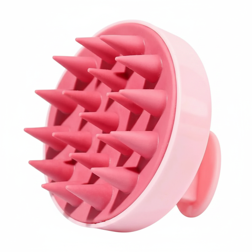 Scalp Massager Double Pink